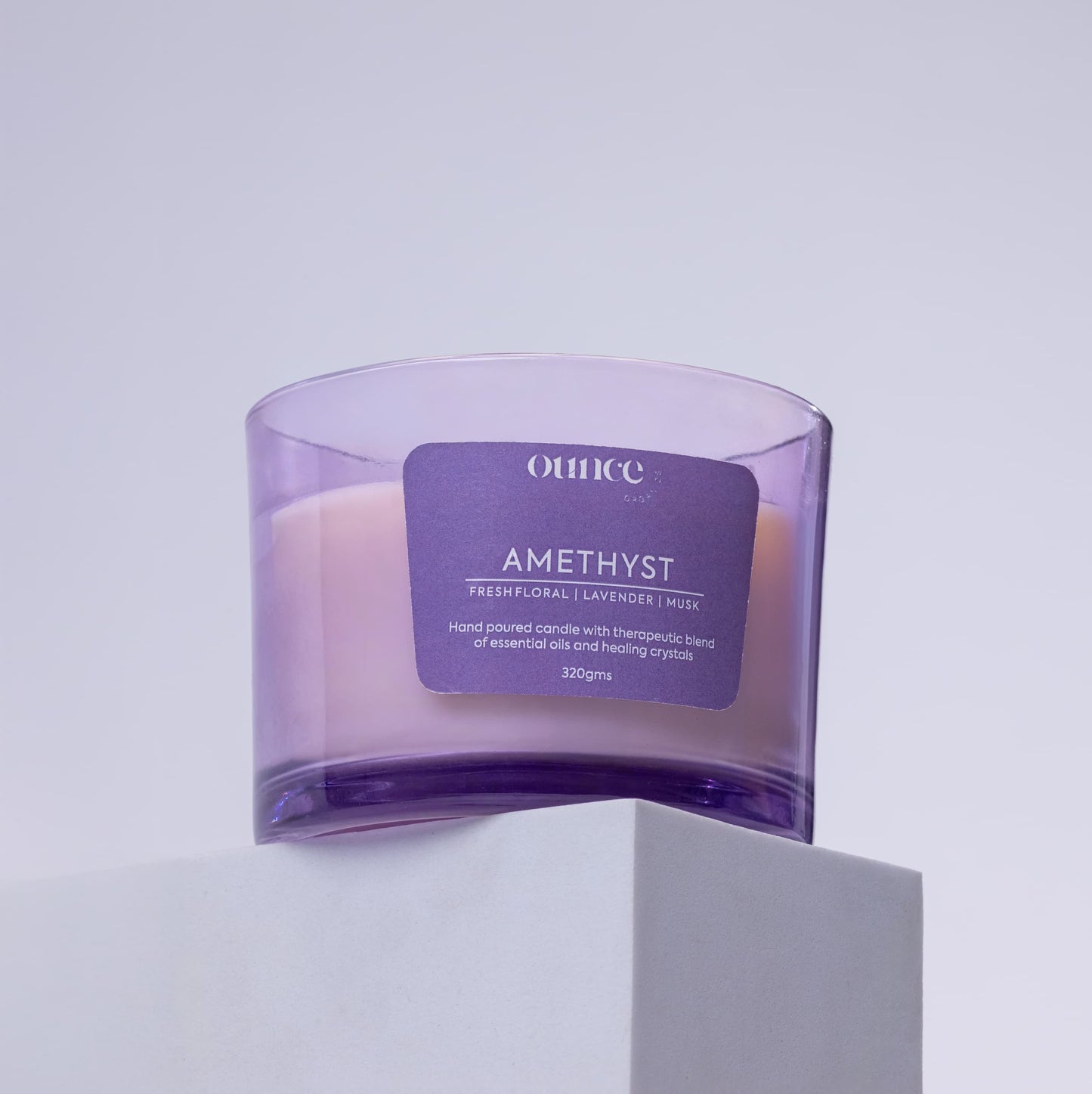 AMETHYST CRYSTAL – 3 WICK CANDLE