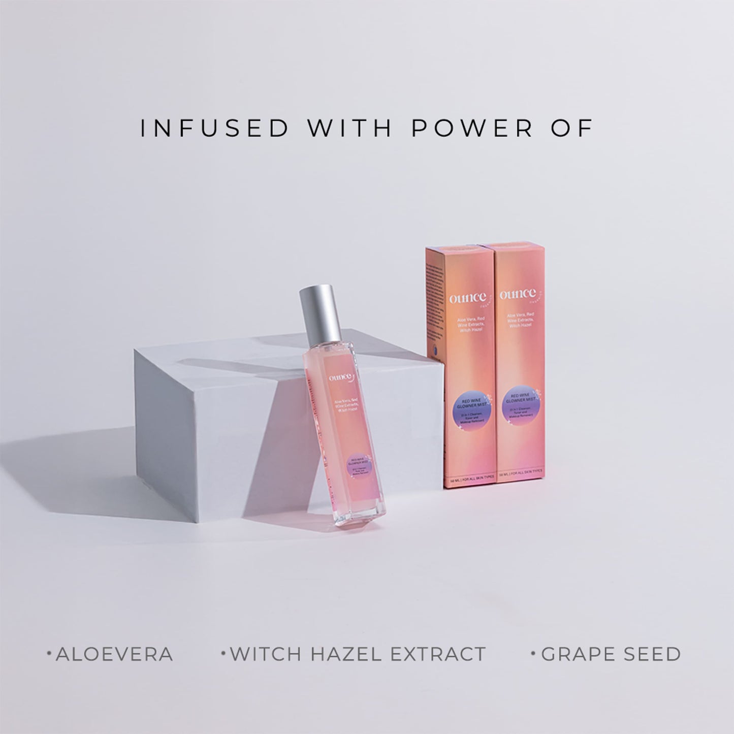 RED WINE GLOWNER MIST 3-IN-1 SKINCARE SECRET