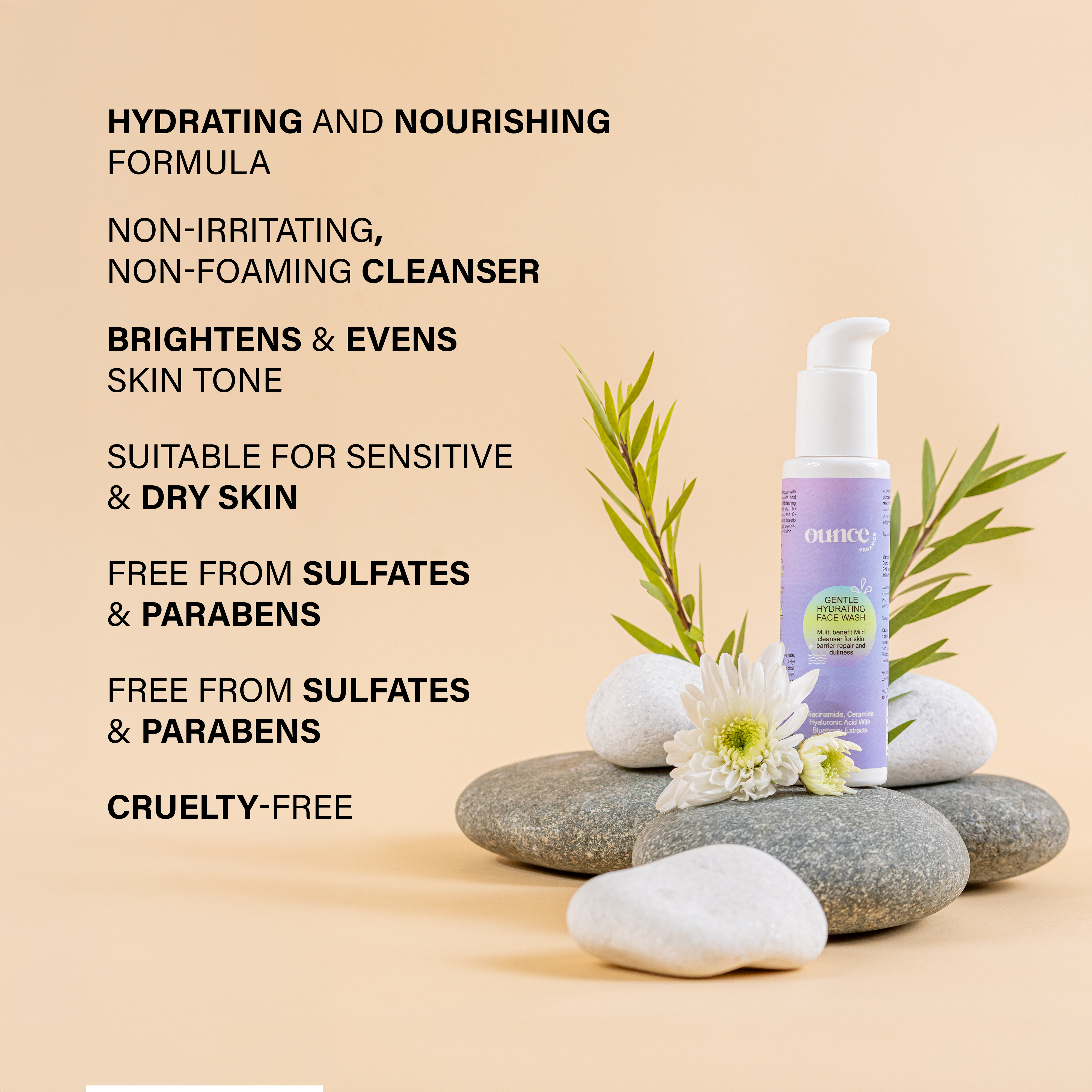GENTLE HYDRATING FACEWASH - info image 1