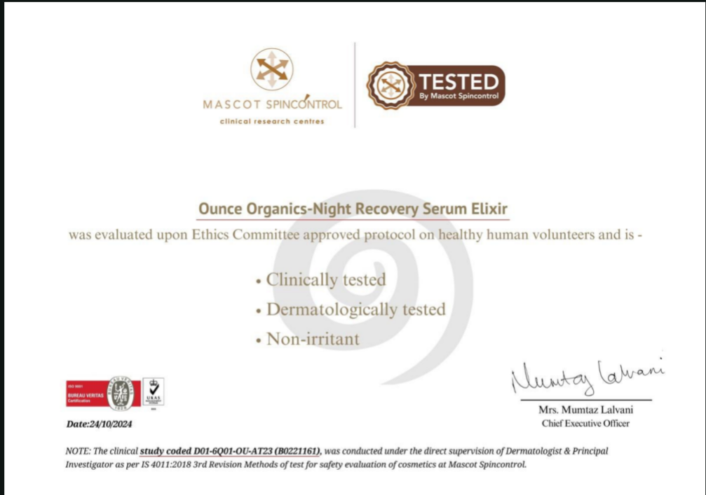 NIGHT RECOVERY SERUM ELIXIR