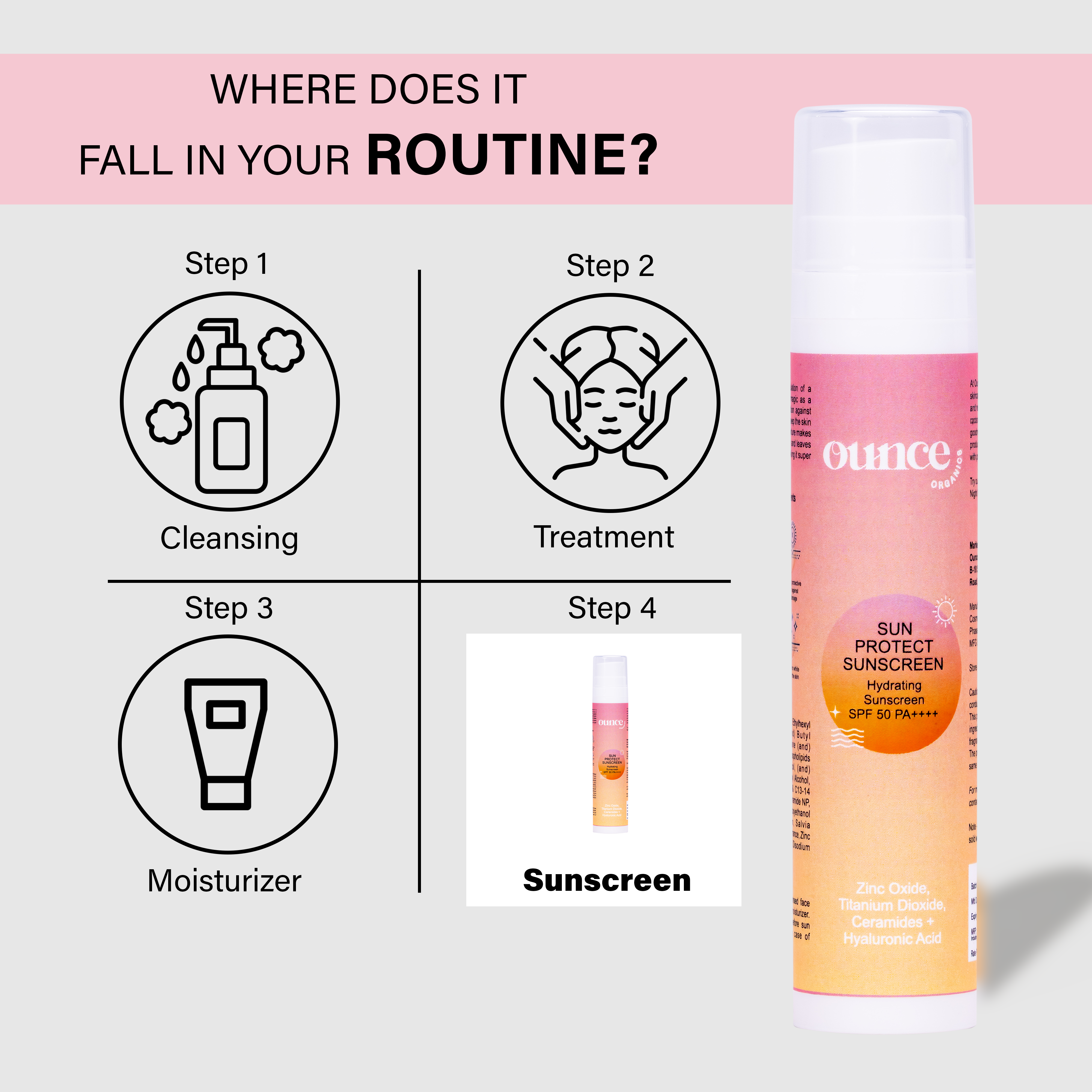 SUN PROTECT SUNSCREEN SPF 50 PA++++ - info image 3