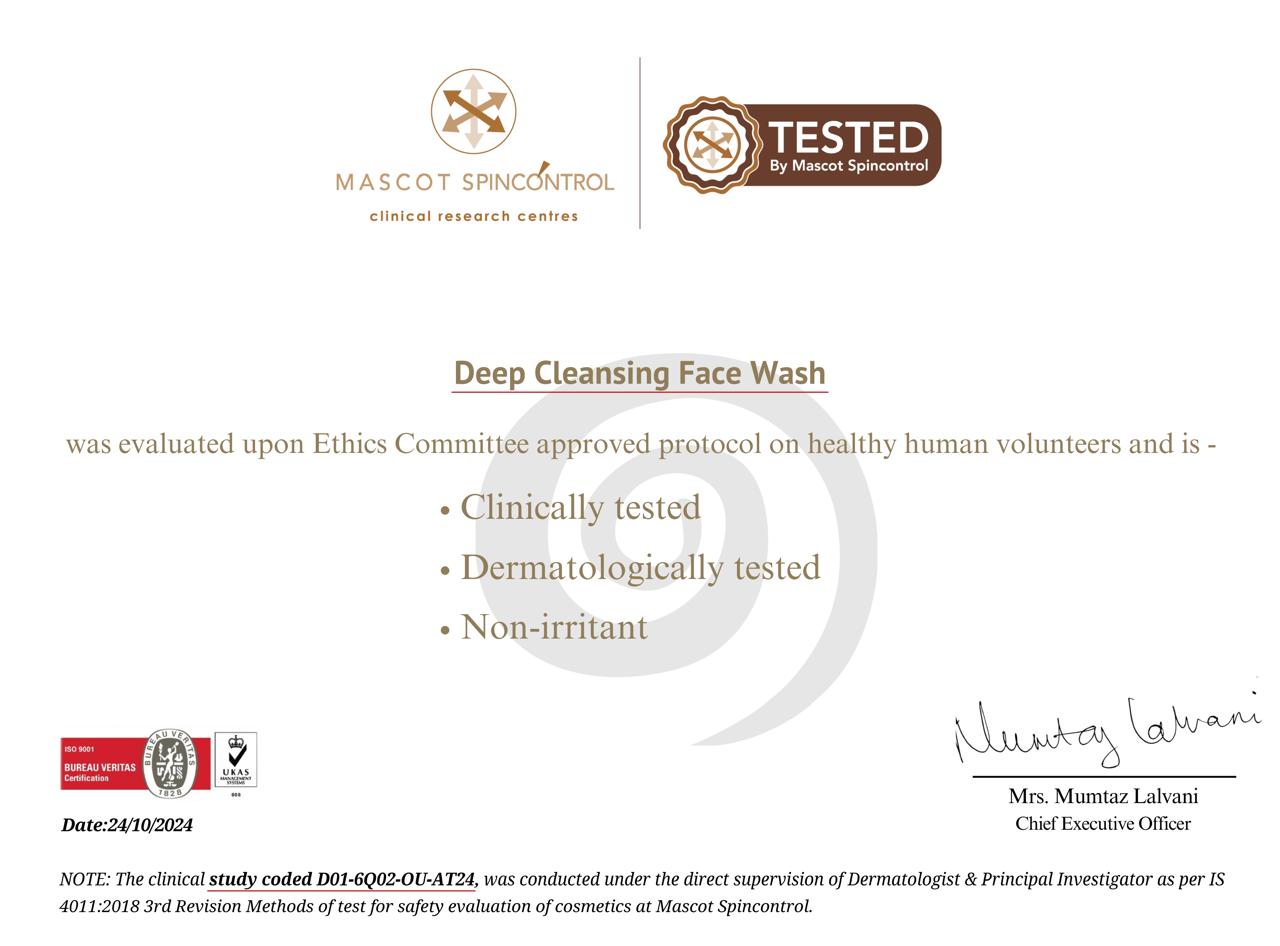 DEEP PORE CLEANSING FACEWASH