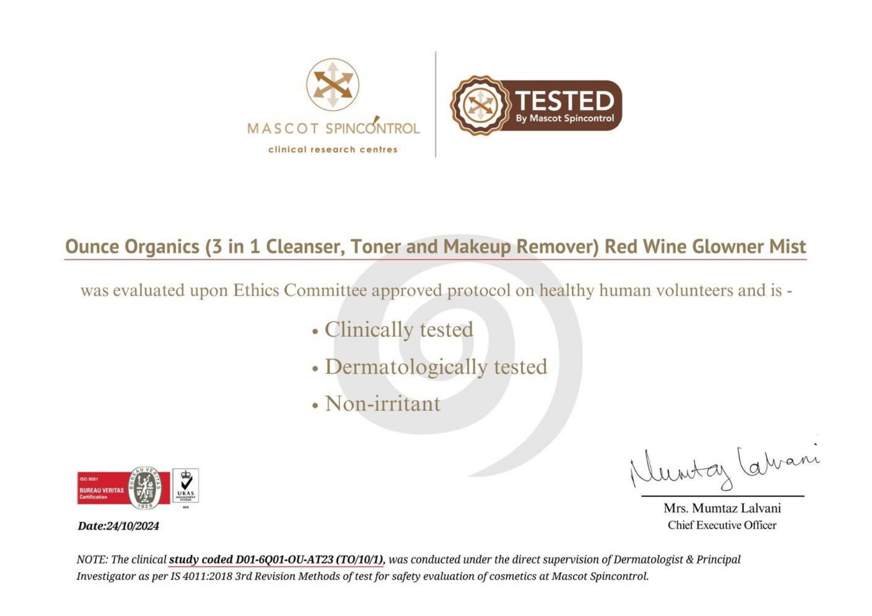 RED WINE GLOWNER MIST 3-IN-1 SKINCARE SECRET