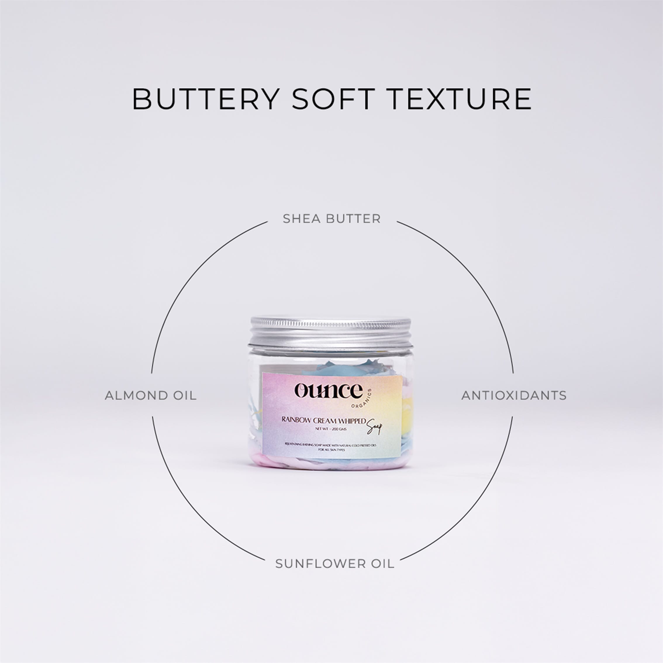 COTTON SOFT RAINBOW WHIPPED SOAP