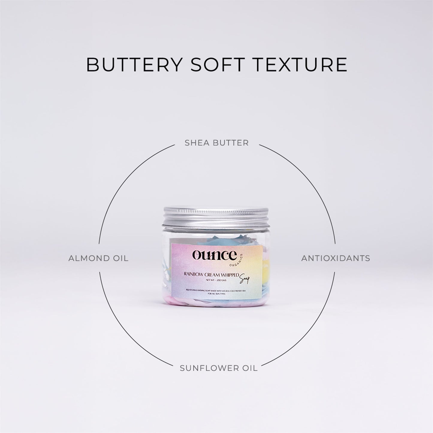 COTTON SOFT RAINBOW WHIPPED SOAP